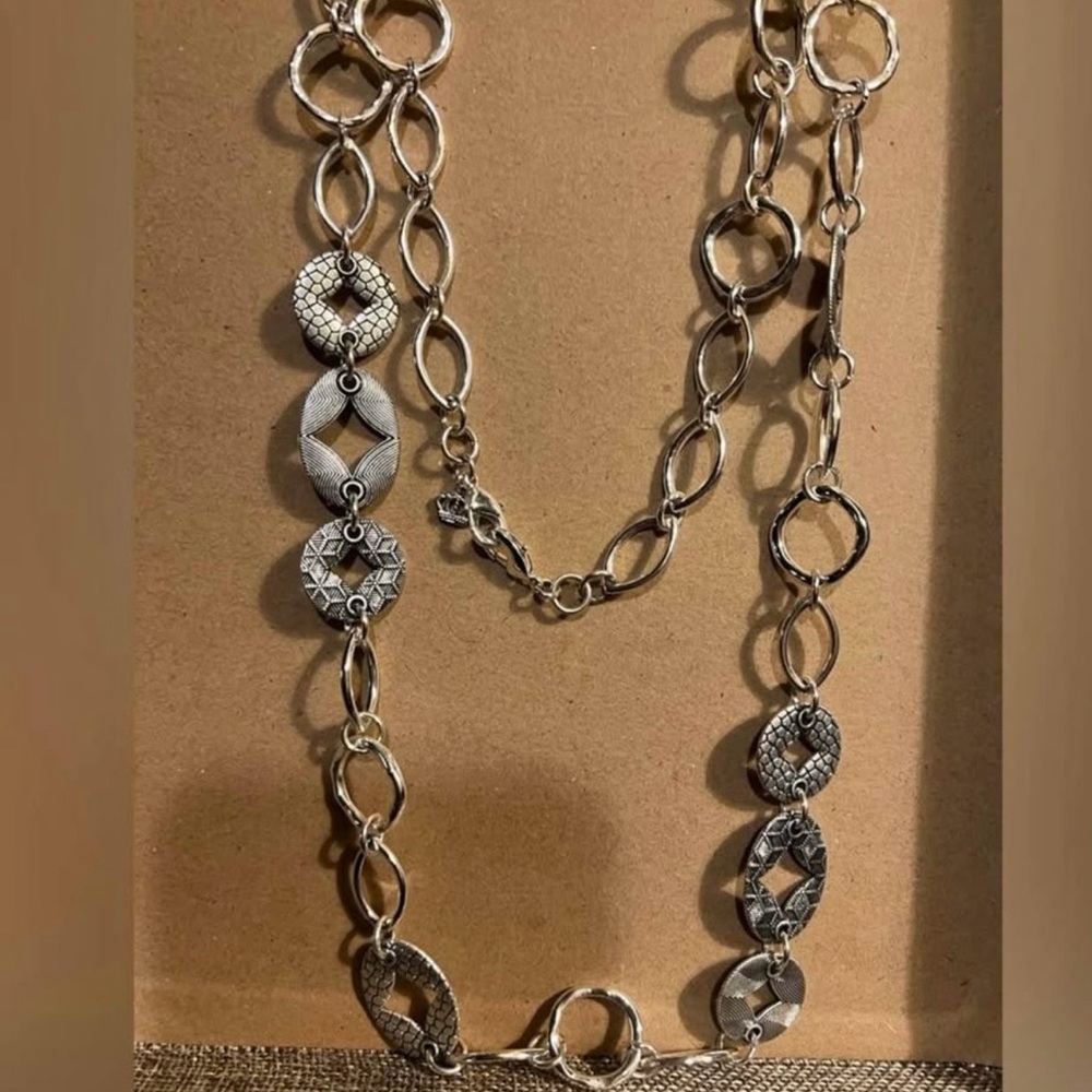 Premier Designs Silver Statement Necklace